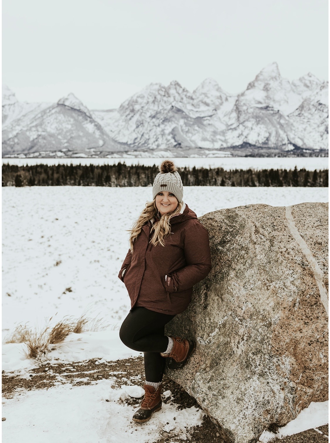 Sarah Schmirl in the Tetons